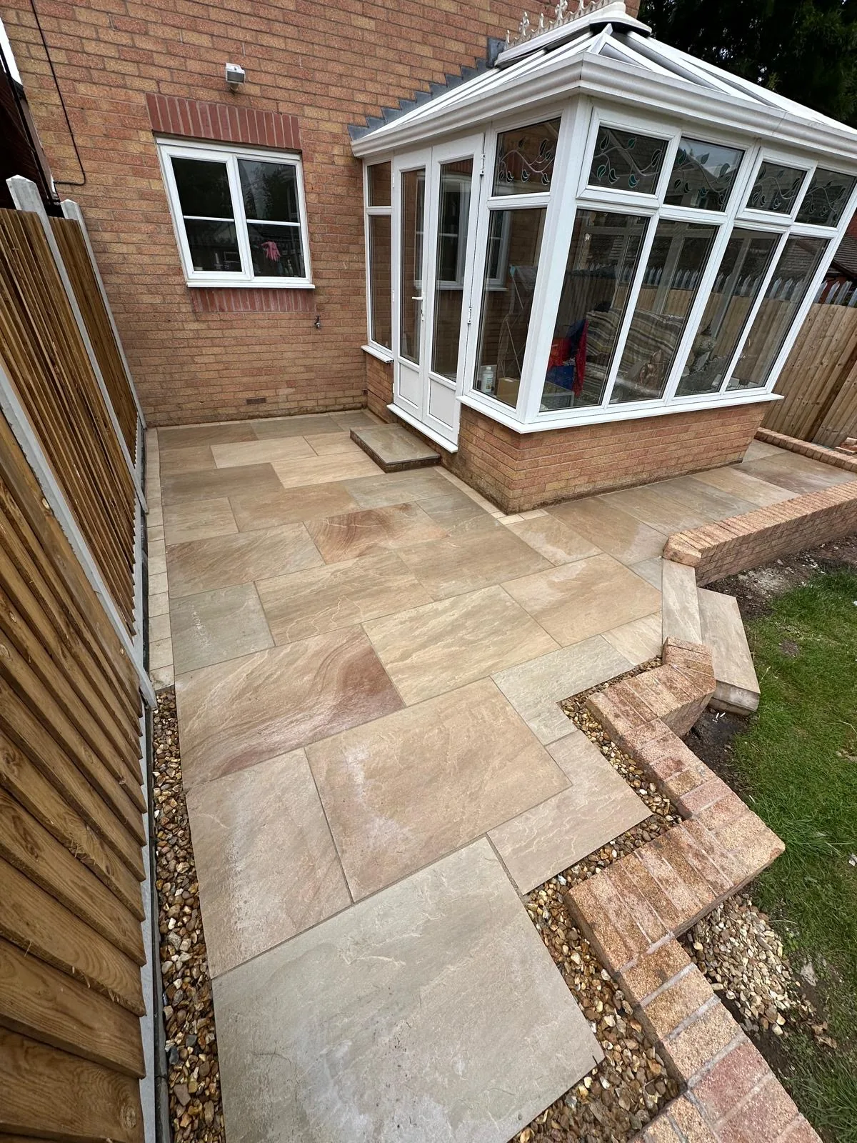 Patios completed project