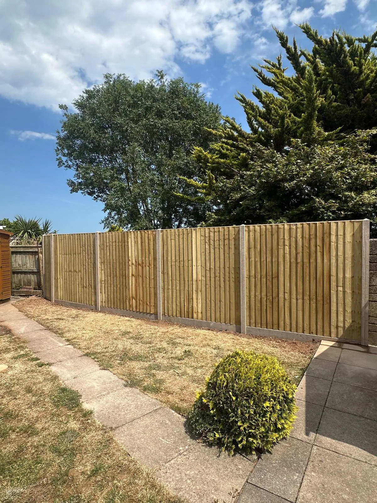 Fencing completed project